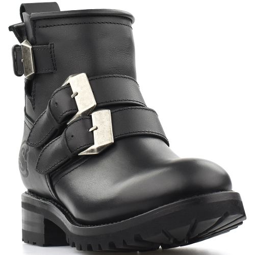 Pull on cheap biker boots