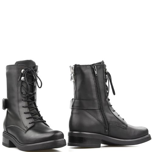 Poelman 13171 bikerboots zwart